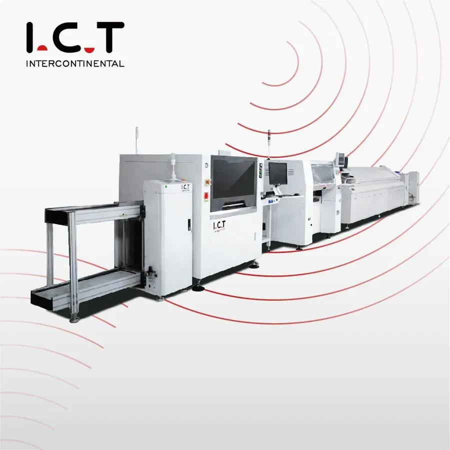 A view of a production line for aluminum PCBs.