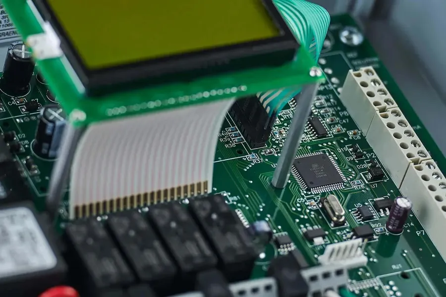 A printed circuit board designed for aerospace applications.