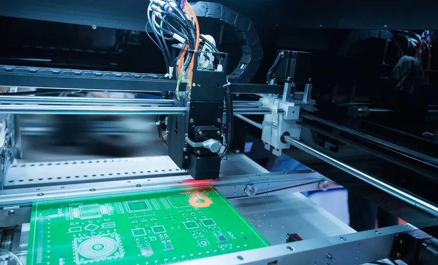 A website interface for ordering custom PCBs online.
