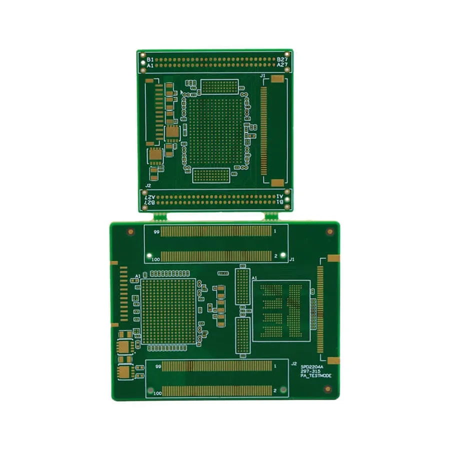 A PCB used in an industrial control system.