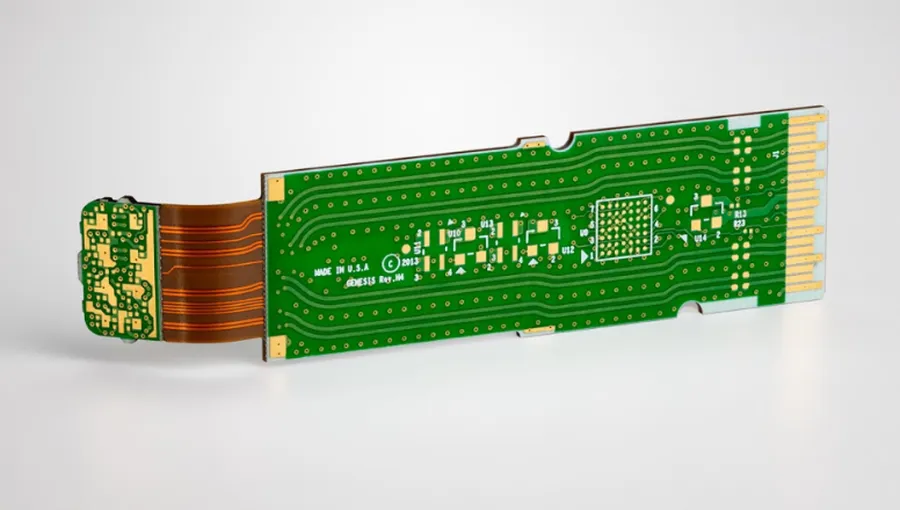 Several finished flexible PCB samples demonstrating production quality.
