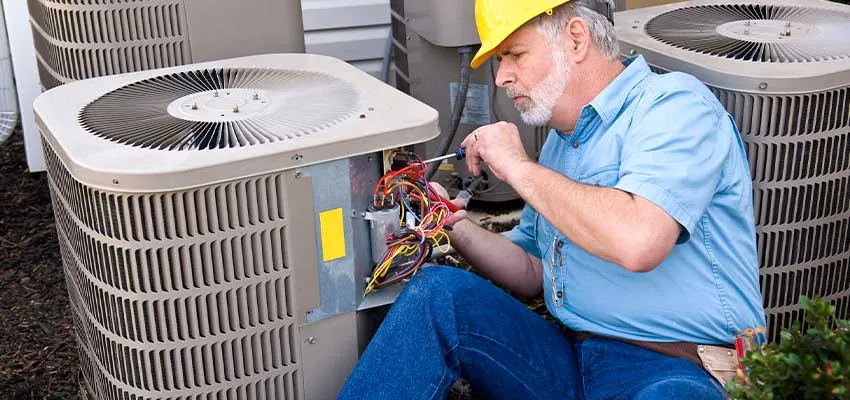 A shop that specializes in air conditioner repairs.