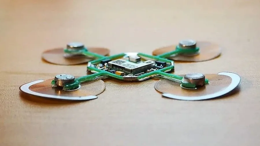 A finished product using a flexible PCB.
