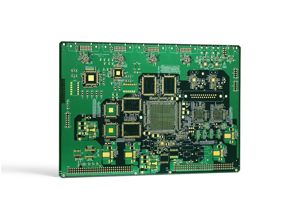 A High-Density Interconnect PCB board.