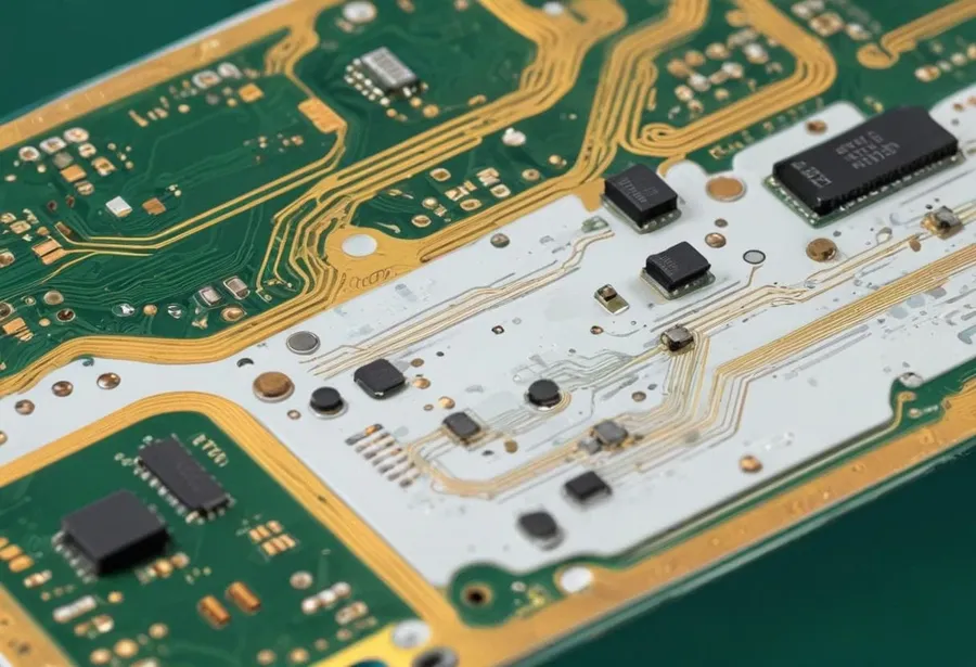 A high-frequency PCB, illustrating its high-speed signal handling capabilities.