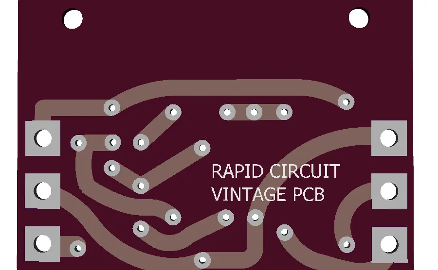 A historical photo of early PCB production equipment.