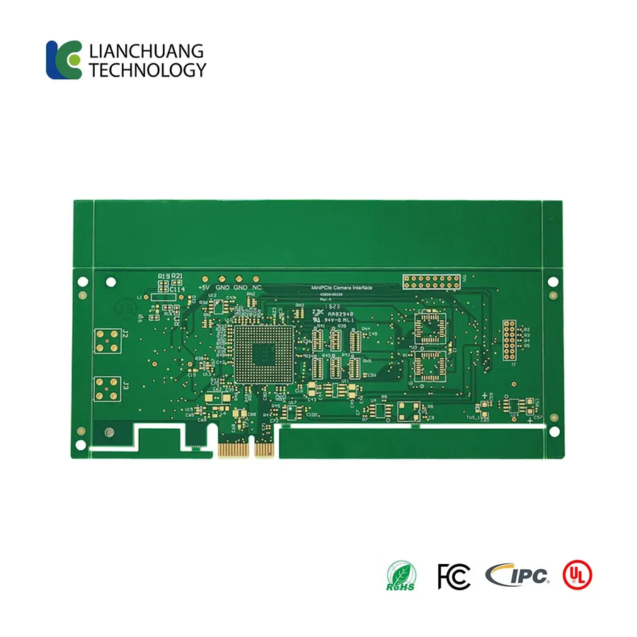 Multiple assembled PCBs in a small batch.