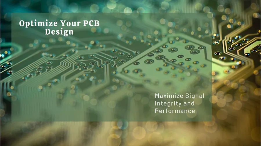 Illustration of PCB layout optimization concepts