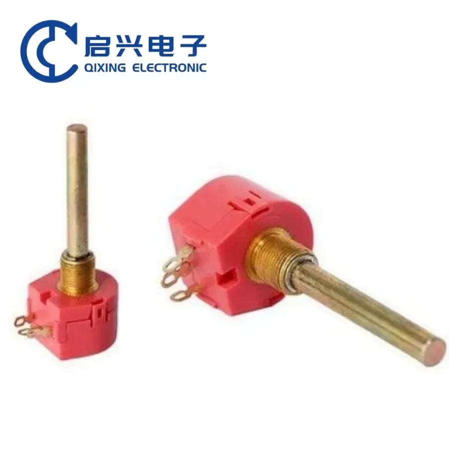 A potentiometer used in industrial control panel.