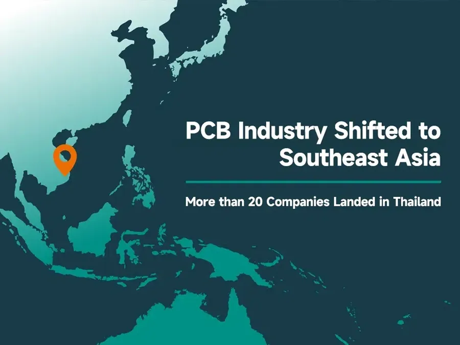 A view of an Asian factory producing printed circuit boards.