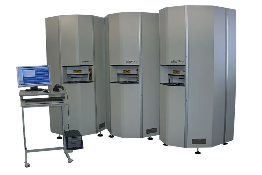 An automated storage system for electronic components.
