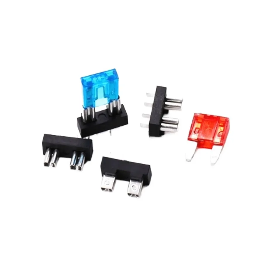 A fuse mounted on a circuit board.