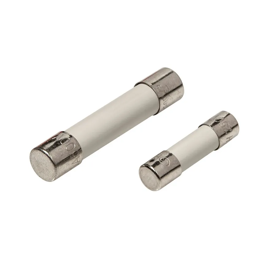 Hands replacing a fuse with a fuse puller.