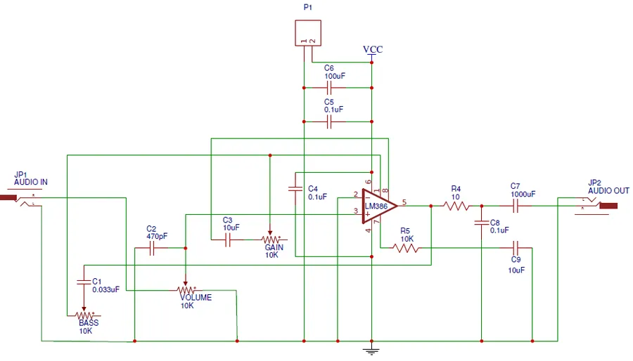 A detailed layout of a PCB circuit design on a computer screen.