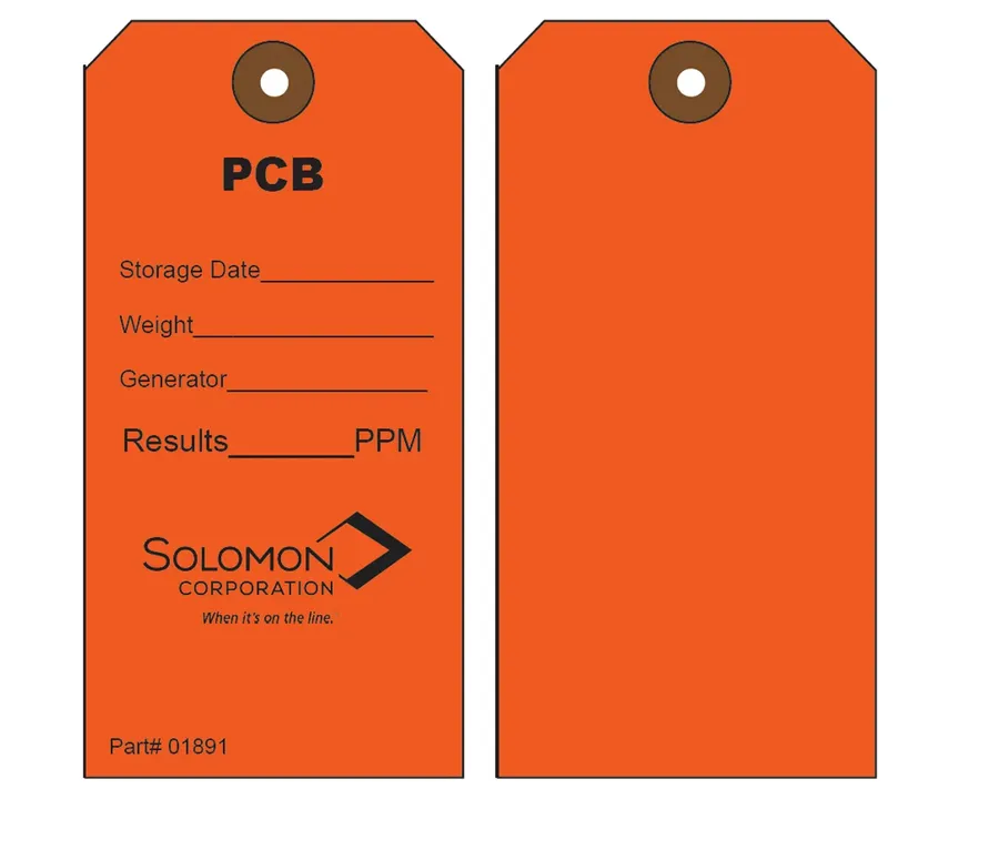 A close-up view of a price tag attached to a PCB board.