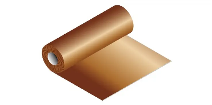 Stack of PCB raw material.