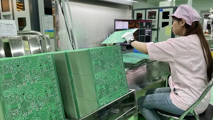 A view of a PCB manufacturing facility.