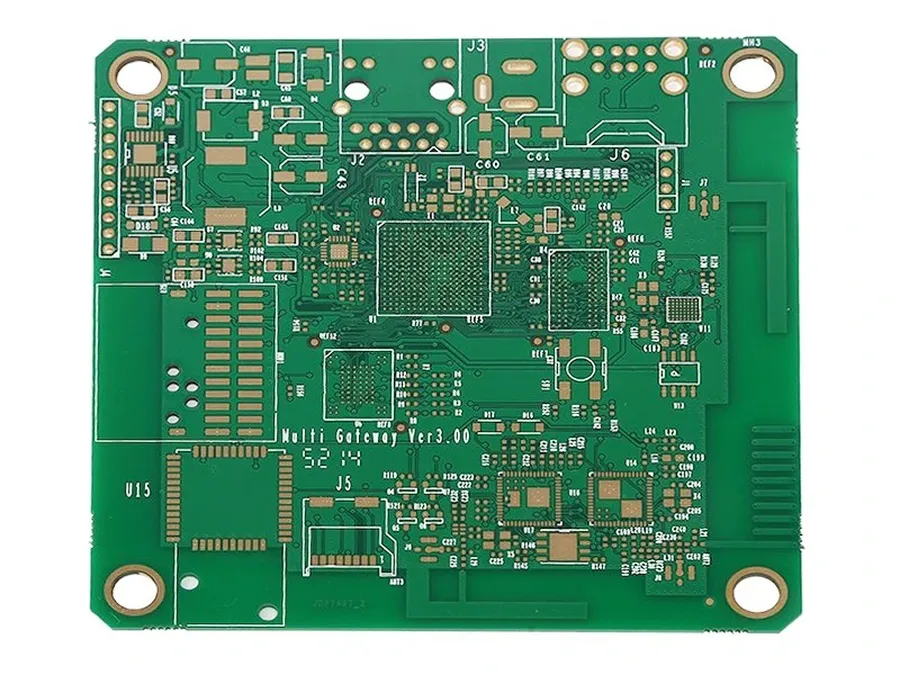 A custom designed PCB prototype.