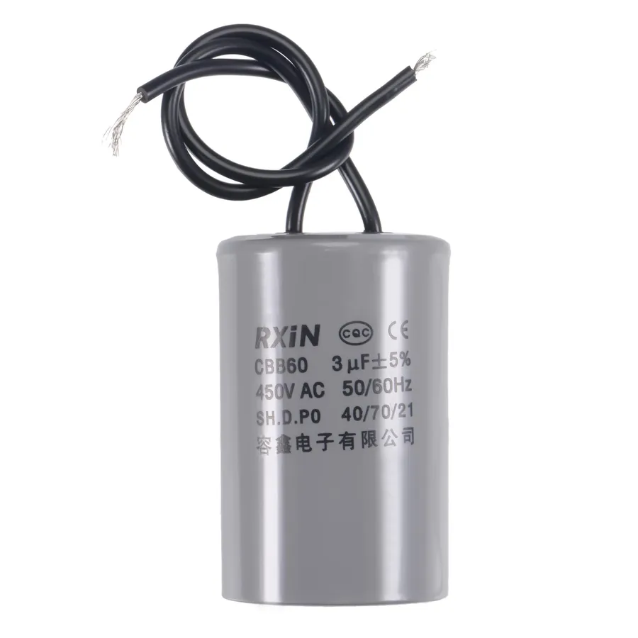 Side by side comparison of CBB60 and CBB61 capacitors.