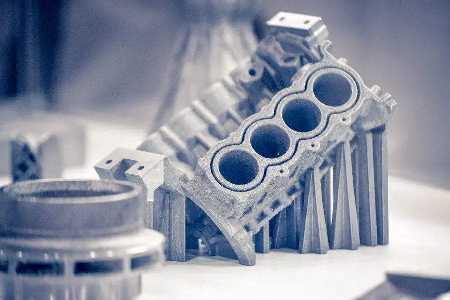 A selection of various 3D printed parts.