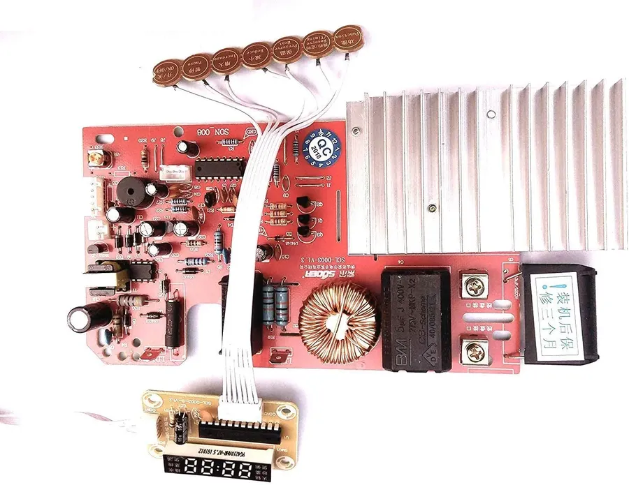 A variety of different induction cooker PCB boards.