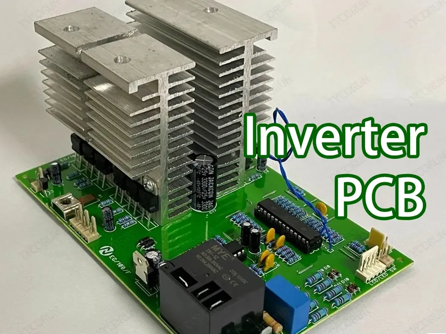 A person's hands holding a Luminous inverter PCB board, ready to purchase.