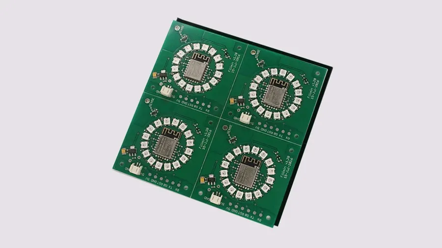 A variety of LED PCB applications, such as strip lights and panels.