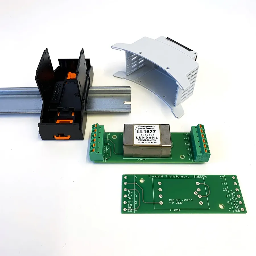 A transformer integrated into an electronic circuit board.