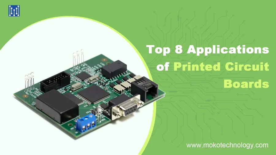 A PCB integrated into a final electronic device.