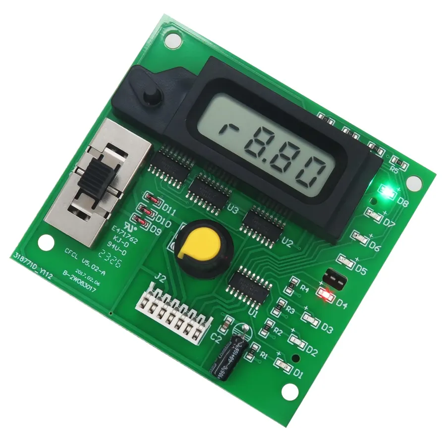 A selection of various PCBs and assembled electronic products.