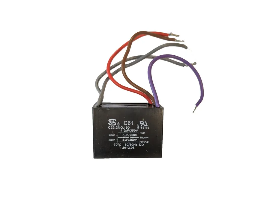 A comparison of capacitors with different values.