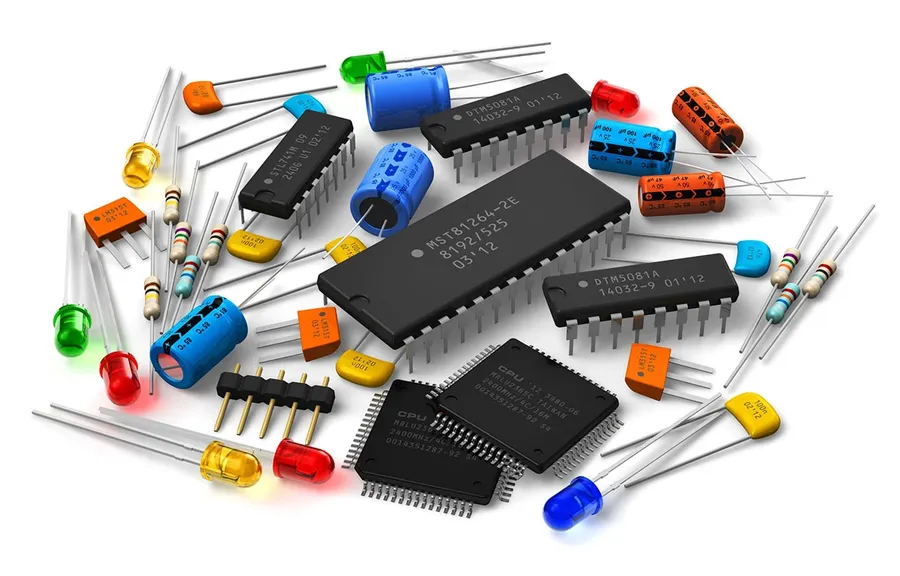 Specialized equipment in a store for advanced electronic components.
