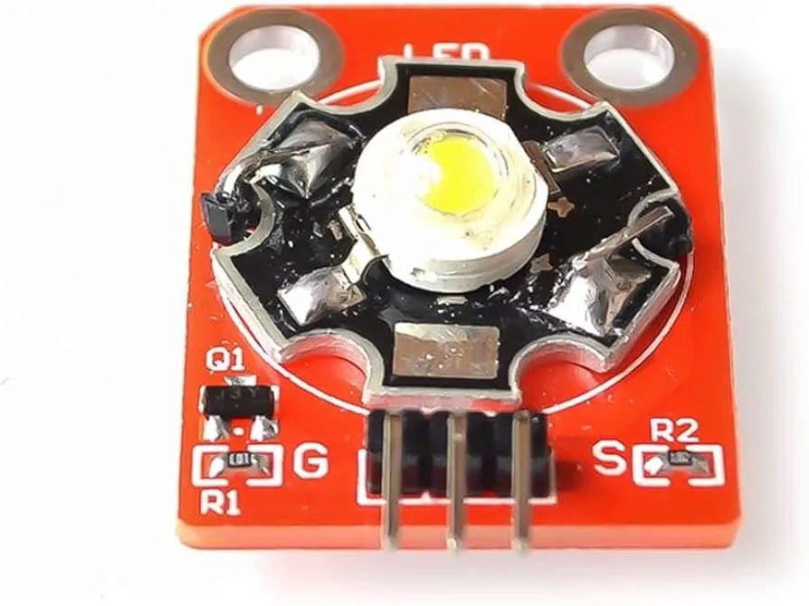An LED module using an MCPCB to enhance heat dissipation.