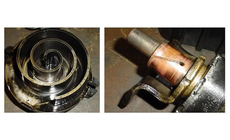 A malfunctioning air conditioner compressor.