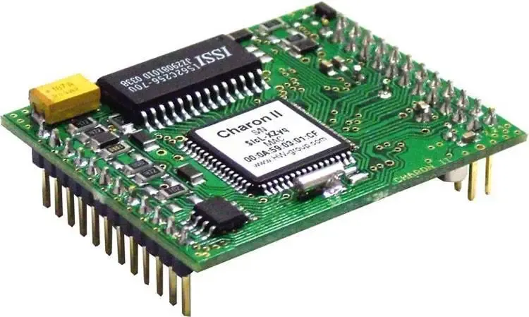 A PCB undergoing a rapid SMT assembly process.
