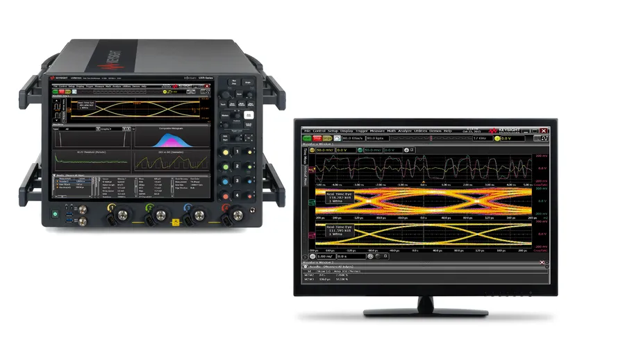 A screenshot of a signal integrity analysis simulation.