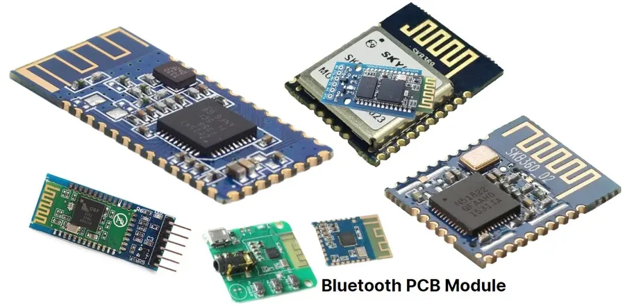 A completed Bluetooth PCBA board.