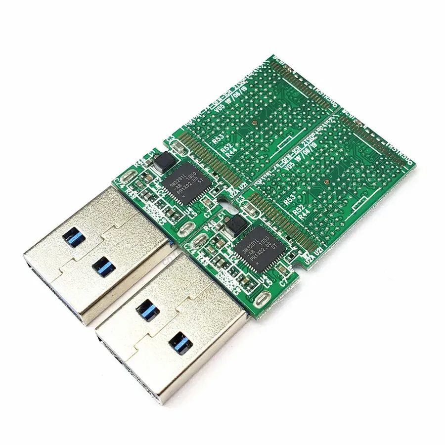 A single chip used as a PCB controller.