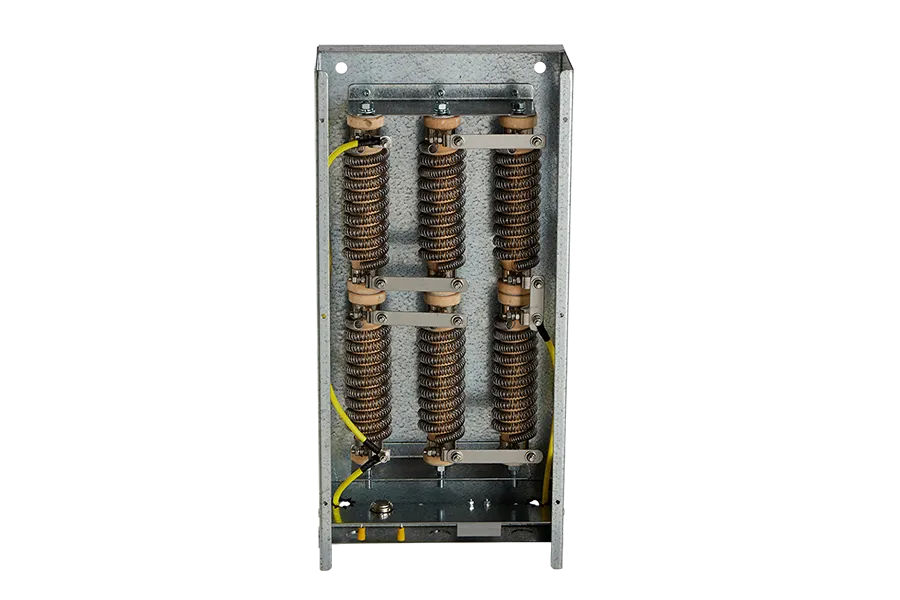 A VFD unit connected to a dynamic brake resistor.