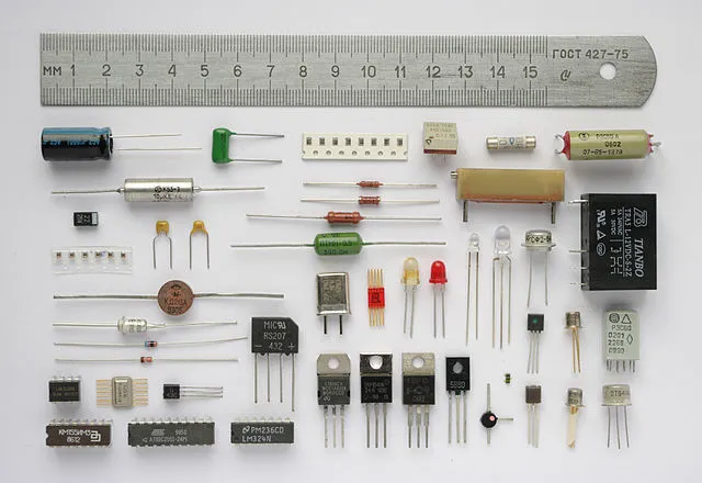 An online store interface displaying various electronic components.