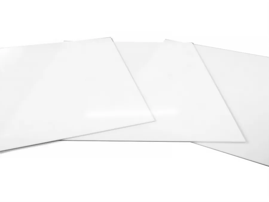 An alumina ceramic substrate used in PCB fabrication.