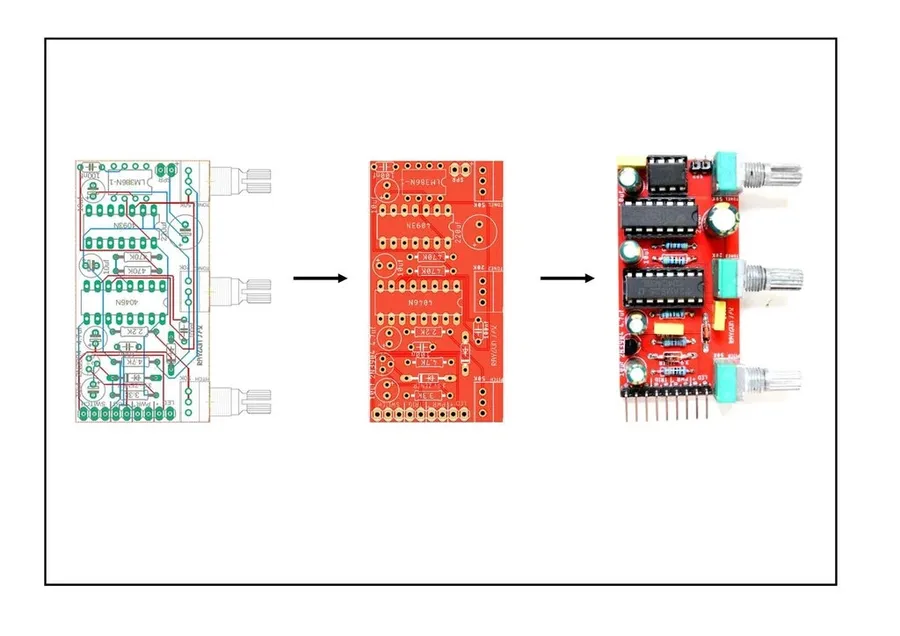 A collection of Gerber files for PCB manufacturing.