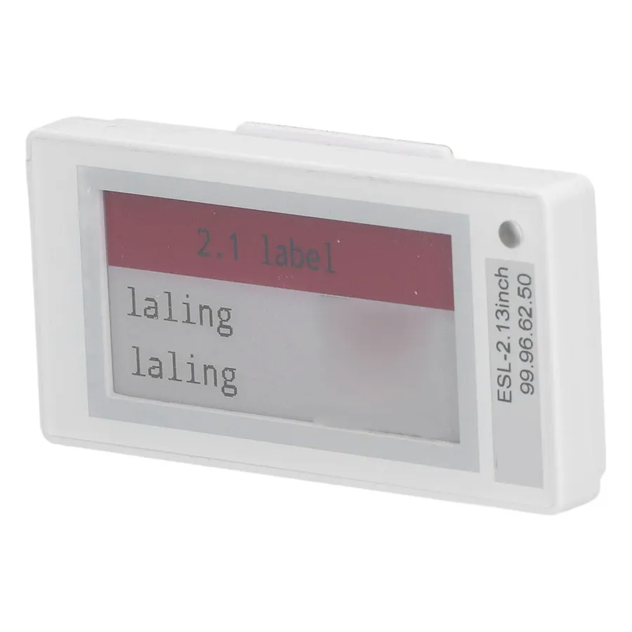 Close-up of price tags on electronic component packaging.