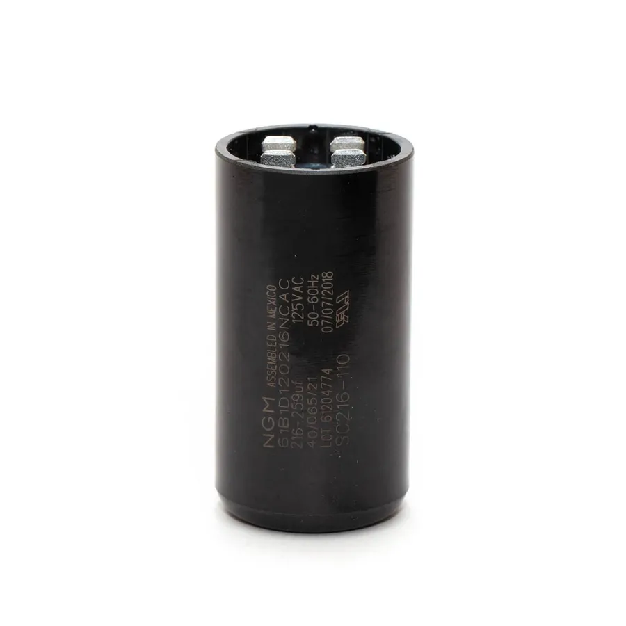 A selection of NGM capacitors with visible specifications.