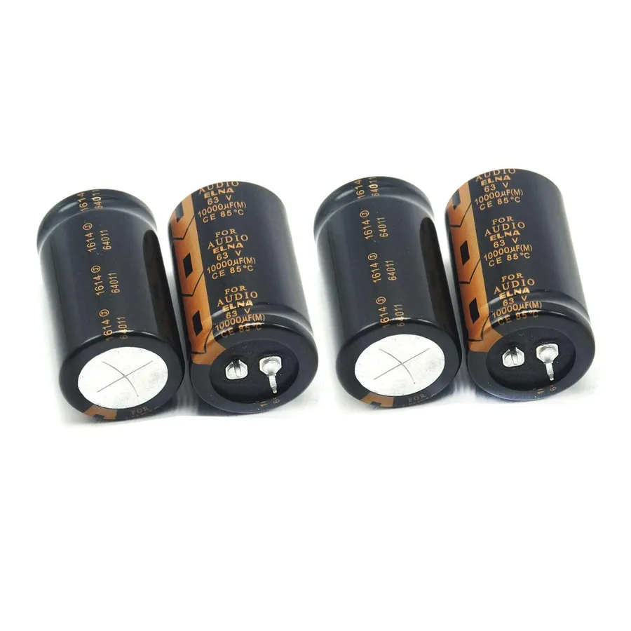An example of Elna capacitors being used in an audio circuit for a specific application.