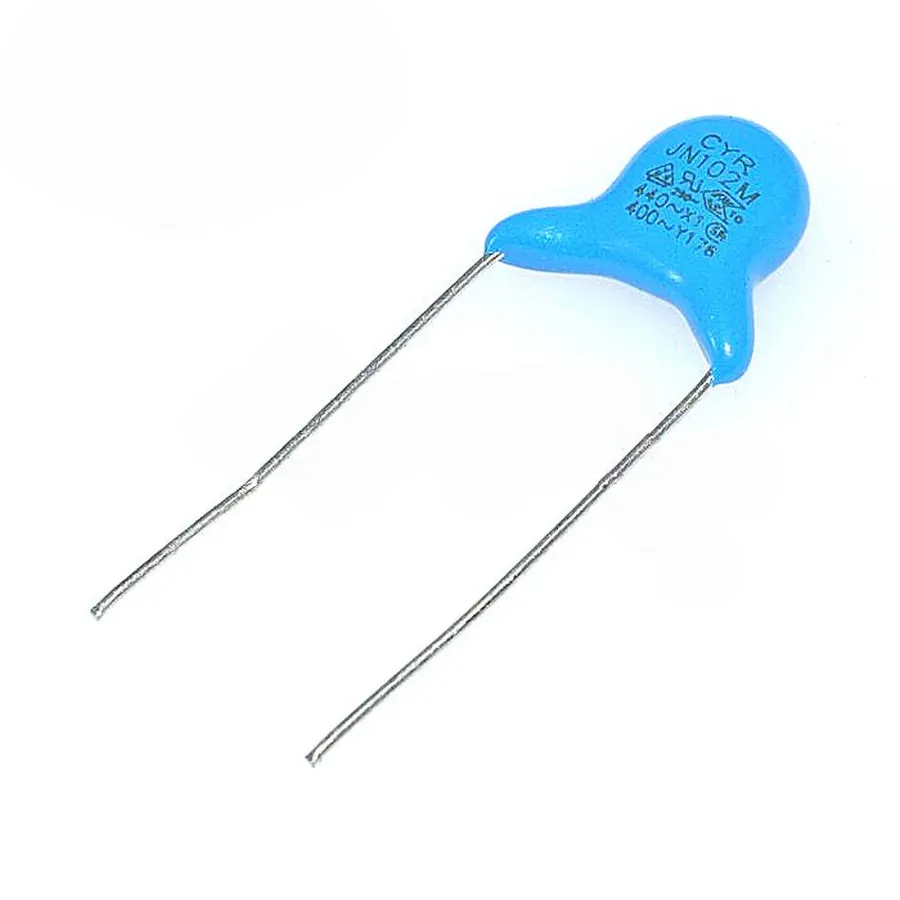 A ceramic capacitor rated for 400V.