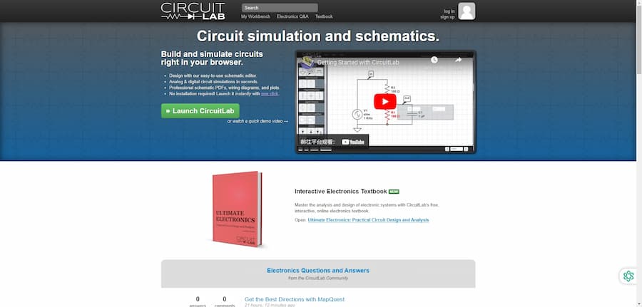 CircuitLab Circuit Design Software