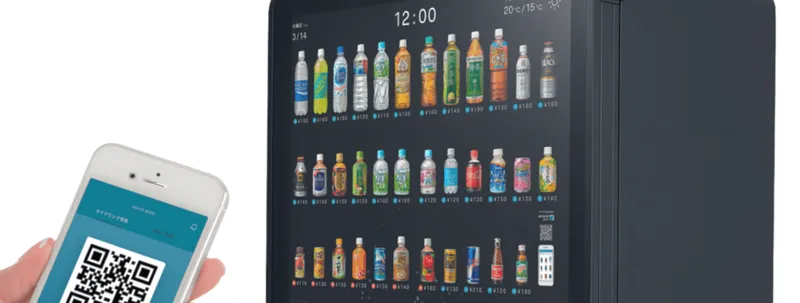 A smart vending machine connected to an IoT dashboard