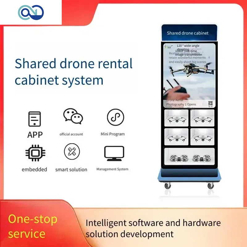 Shared Drone Rental Cabinet Solution