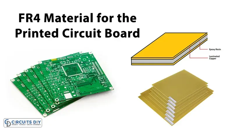 A sample FR-4 PCB board material